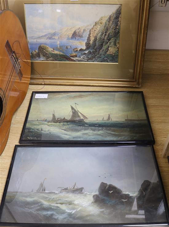 W. Hale Fishing boats at sea